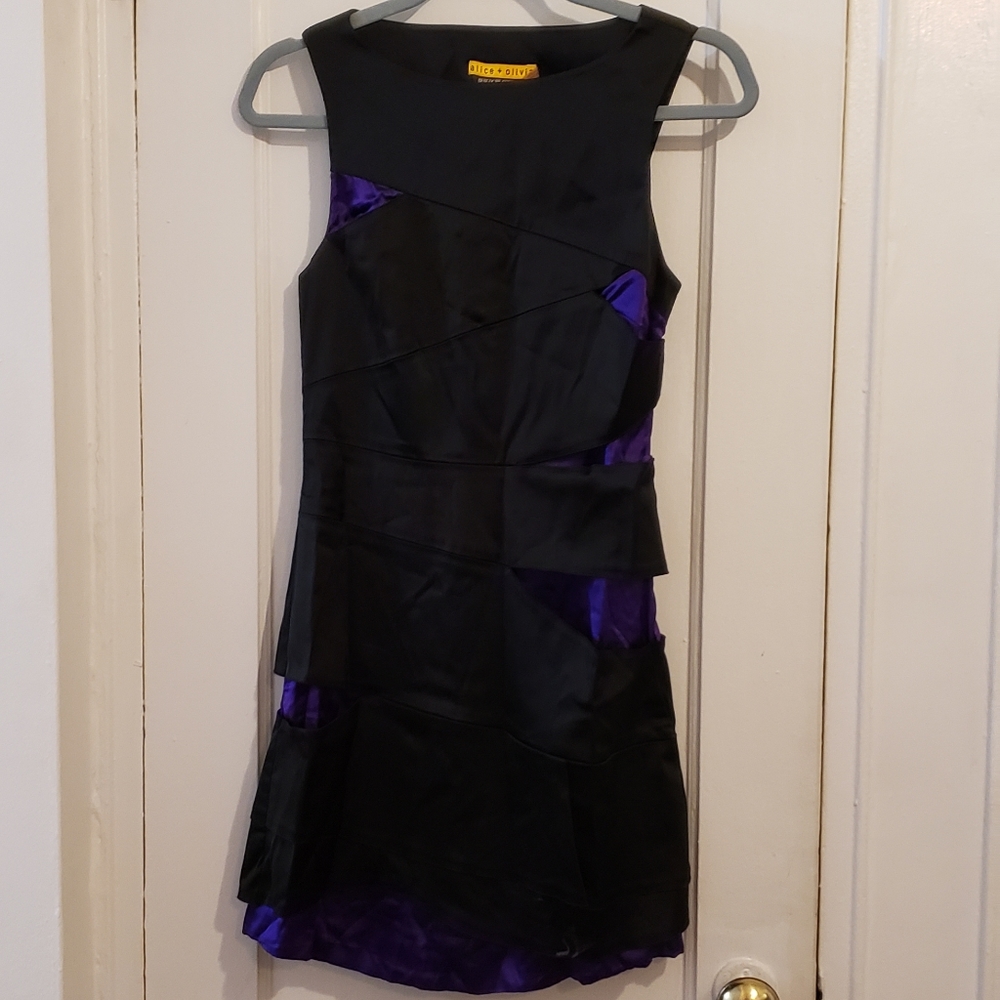 Alice + Olivia silk party dress